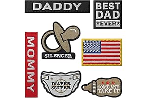Daddy Velcro Patch: 8-Piece Military-Inspired Patch for Dads