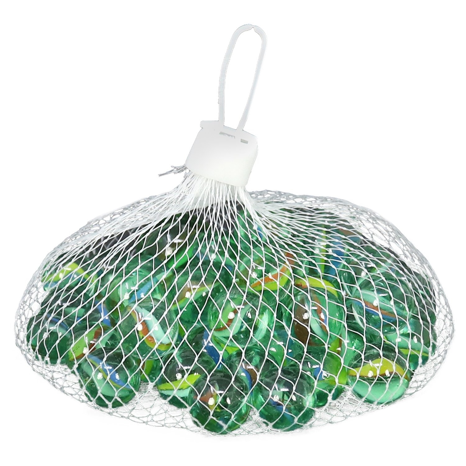 com-four® 100 canicas Vidrio, Piedras Decorativas Manualidades, Relleno, esferas para jarrones acuarios DIY, decoración Mesa Interior Exterior (100 Piezas - canicas)