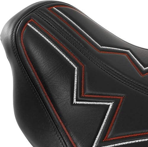 Miniatura 4 de Asiento de pasajero de dos piezas de perfil bajo para Harley Touring Road King Street Glide Electra Glide FLTR FLHTK 2009-2023