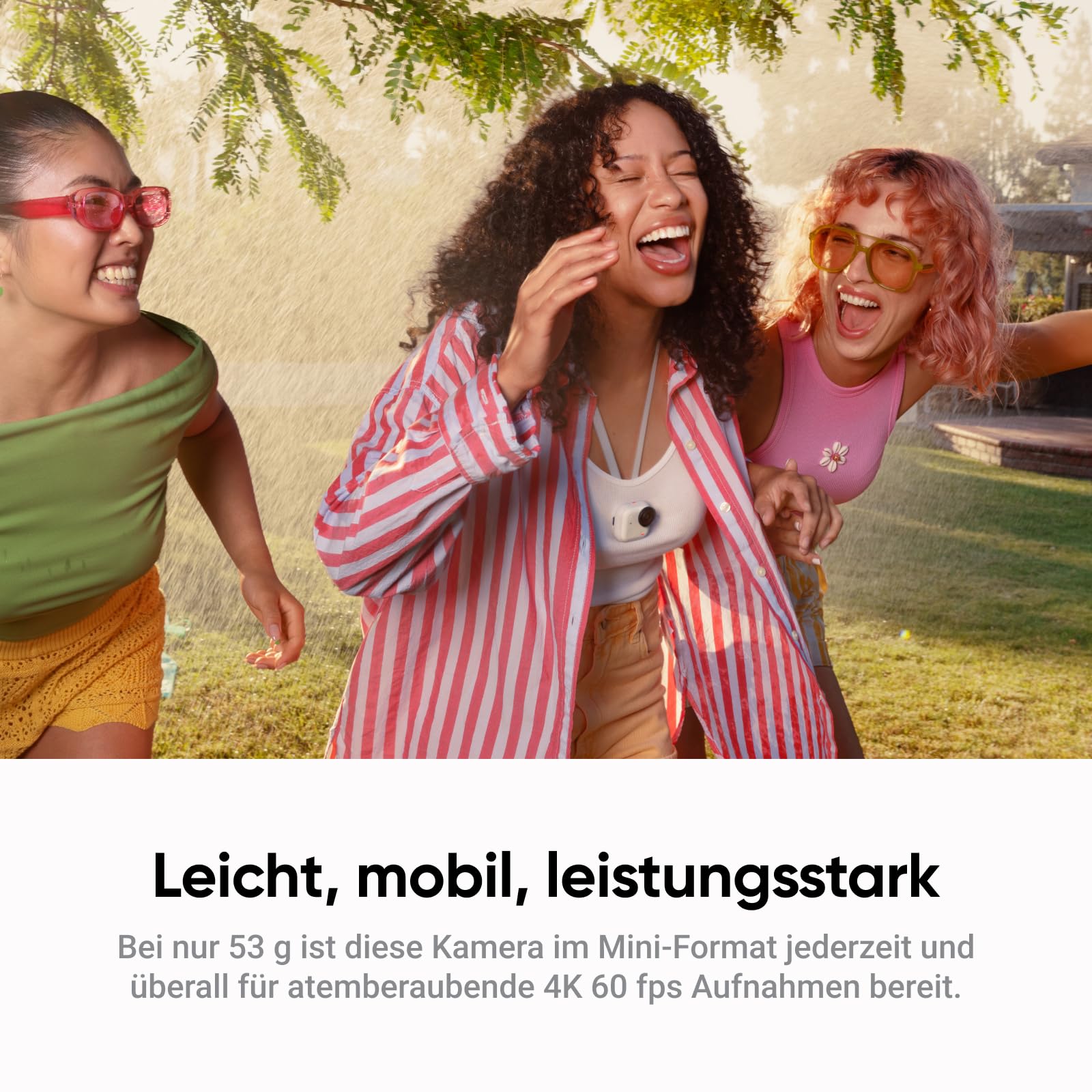 Insta360 GO Ultra Creator Arctic White 4K Kamera FlowState Stabilisierung 200 Minuten Akkulaufzeit