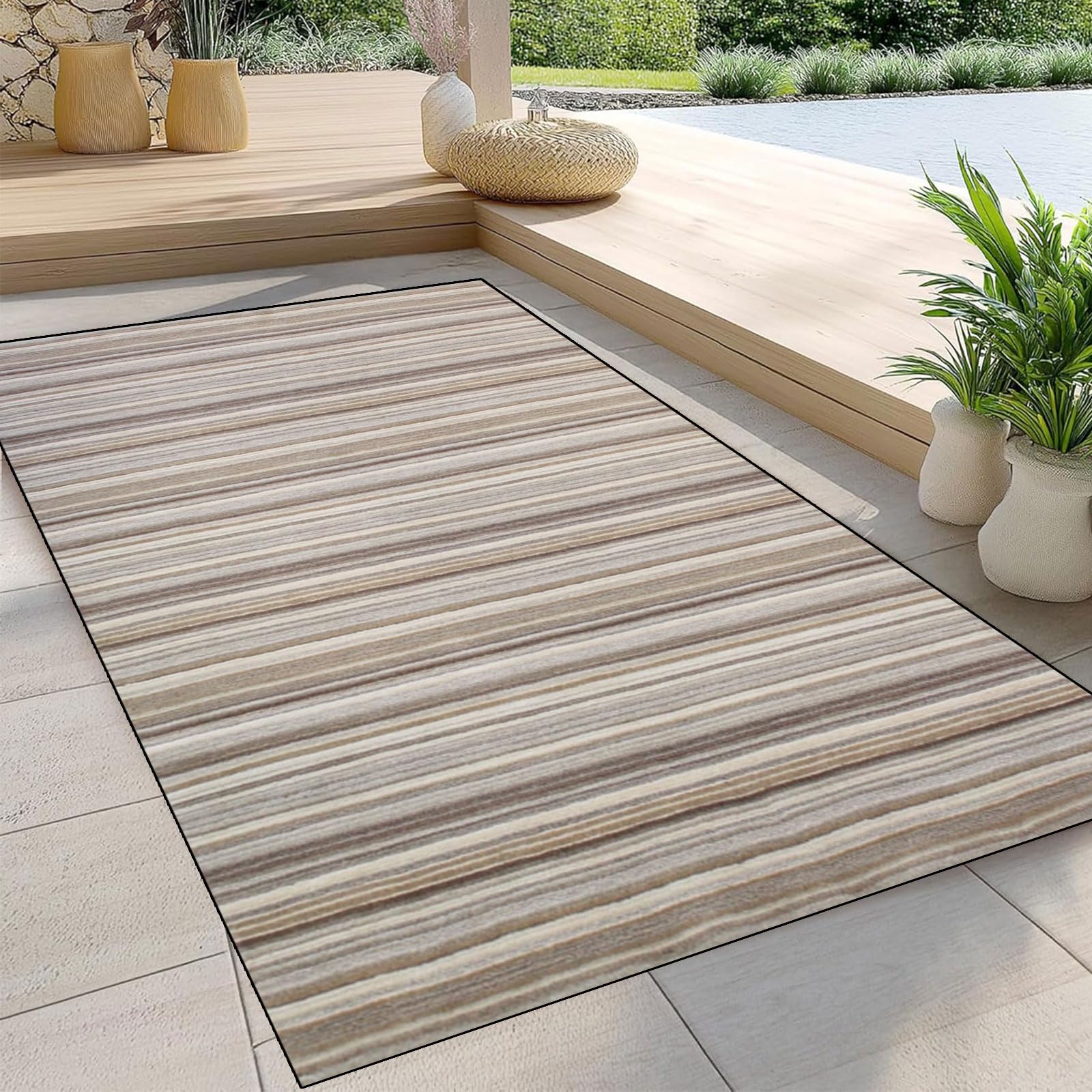 Alfombra de pasillo lavable y antideslizante con un diseño vinílico antimanchas 1