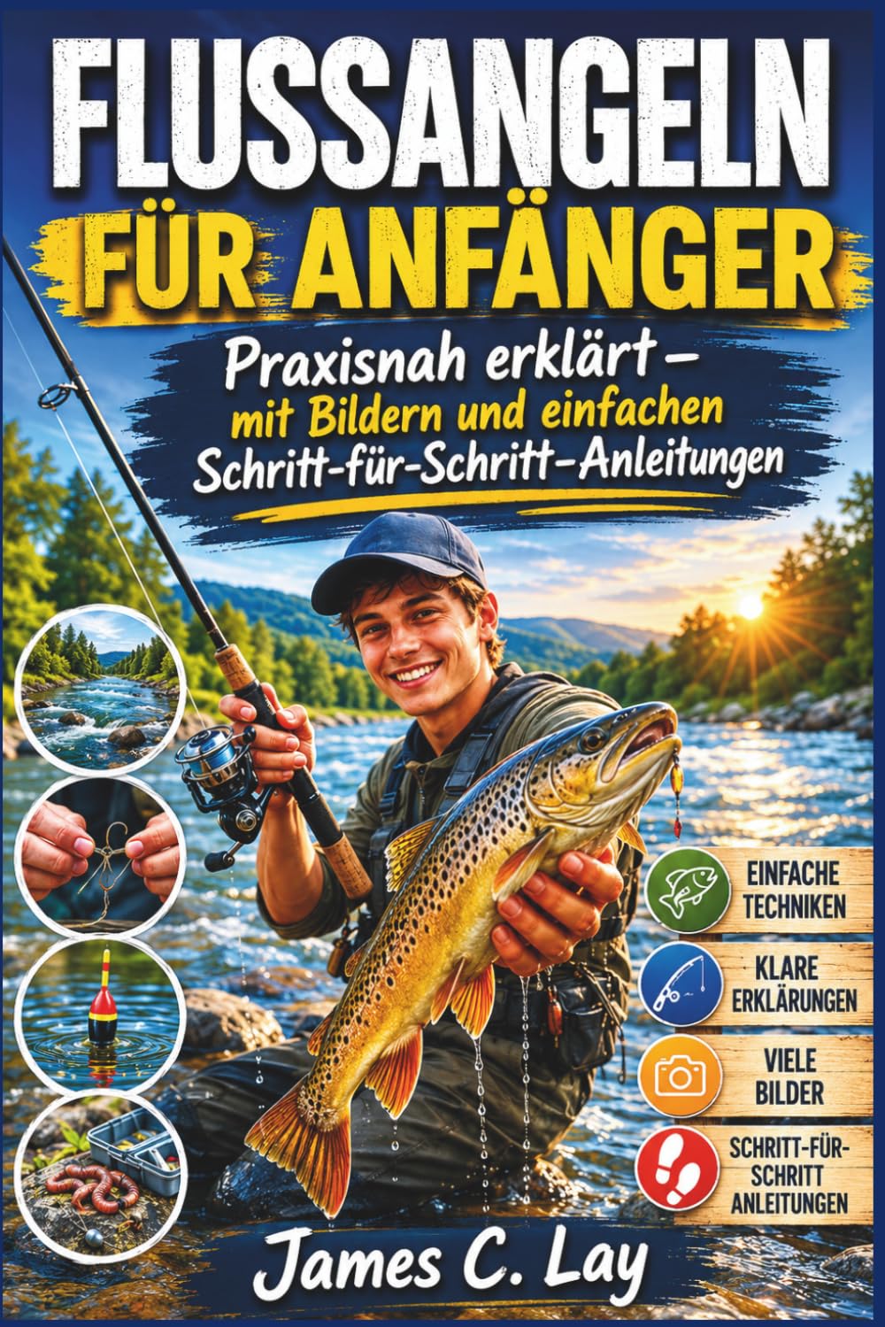 Flussangeln für Anfänger: Praxisnah erklärt mit Bildern und einfachen Schritt für-Schritt-Anleitungen