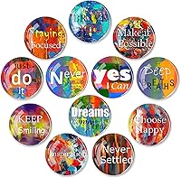 Vista 20 de 12 unidades de imanes de vidrio para nevera, adhesivo para nevera, decoración de imanes para nevera, imanes fuertes para nevera para cocina, Figuras