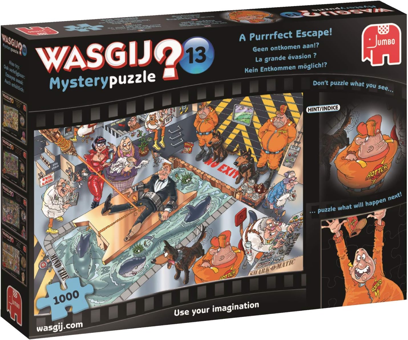 Wasgij Mystery 13 - A Purrrfect Escape Jigsaw Puzzle (1000-Piece)