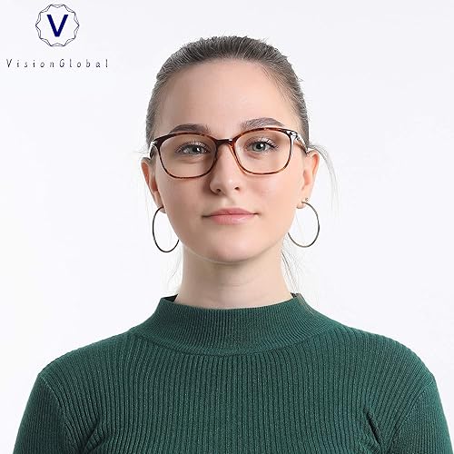 Miniatura 10 de VisionGlobal - Lentes de bloqueo de luz azul para mujereshombres, antifatiga ocular, lectura en computadora, gafas de televisión, elegante marco