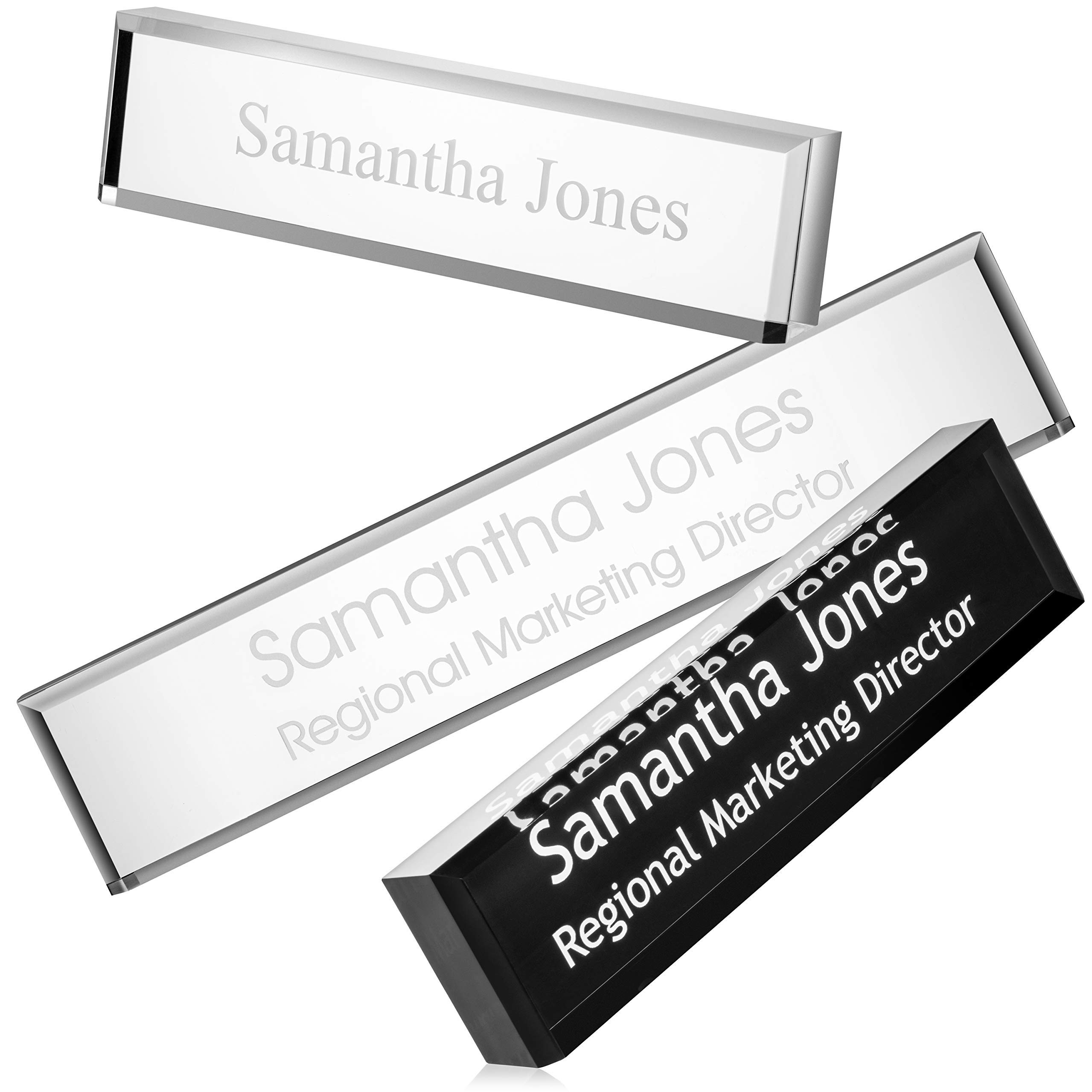 Buy Providence Engraving Personalized Desk Name Plate Custom Acrylic