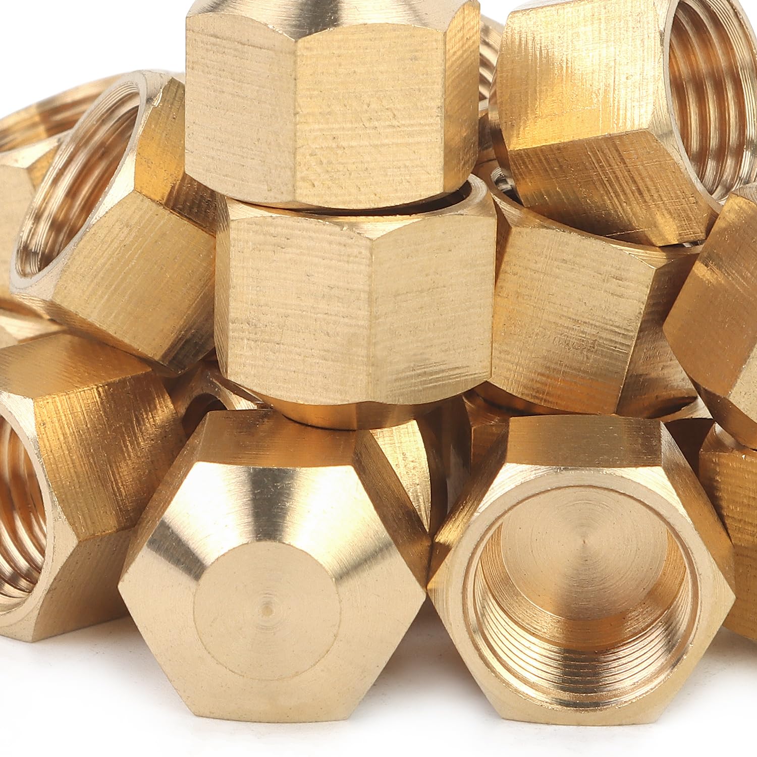 Amazon.com: LTWFITTING 1/4-Inch Brass Compression Cap Stop Valve