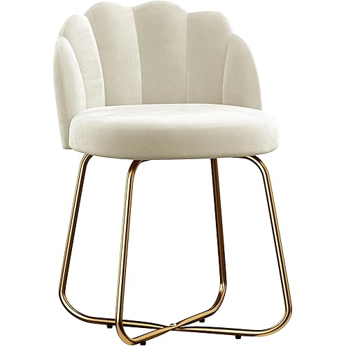 Hillsdale Catalina Vanity Stool for Make-up Rooms and Bathrooms, White