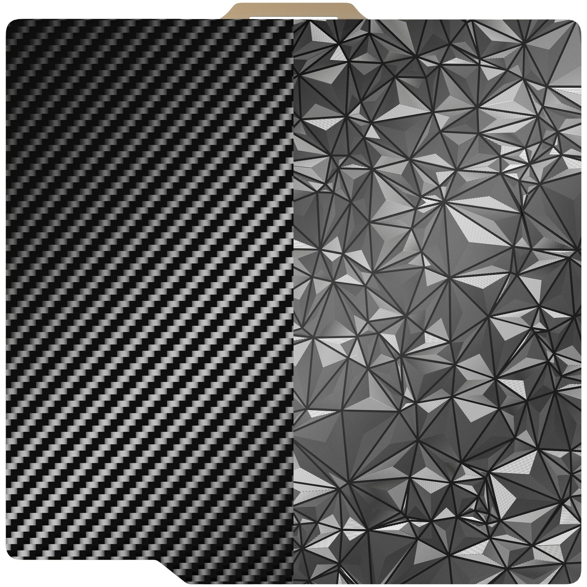 YOOPAI Bambulab Printing Plate Double-Sided Textured PET + PEO 257 x 257 mm, Magnetic Spring Steel Print Bed for Bambu Lab P1P/P1S/X1 3D Printer 257x257 Peo+pet