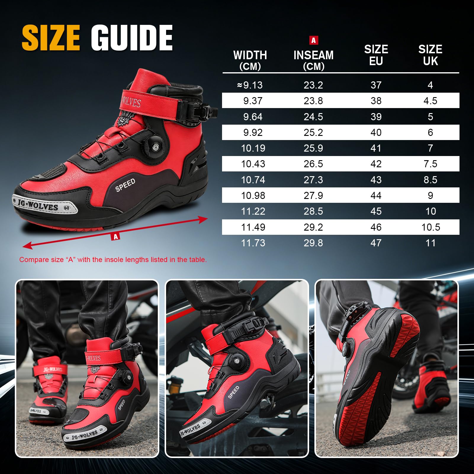Vented Botas Moto Hombre Cuero Zapatillas ATOP Verano Calzado Motorista