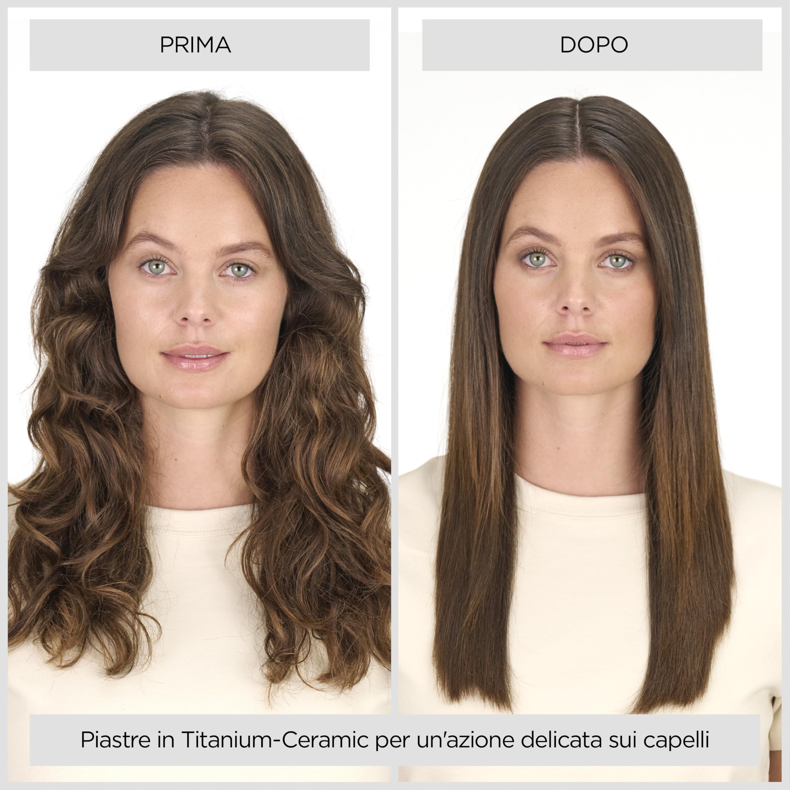 BaByliss Piastra Capelli Midnight Luxe, Piastre flottanti in Titanium-Ceramic,Pronta all'uso in 30 secondi, 3 Impostazioni di temperatura fino a 235°C, blu, 2516PE