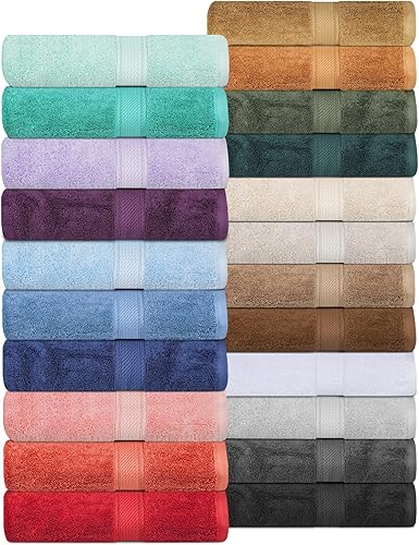 Miniatura 9 de SUPERIOR Madison TS - Juego de 2 toallas de baño, color azul claro, 2 unidades