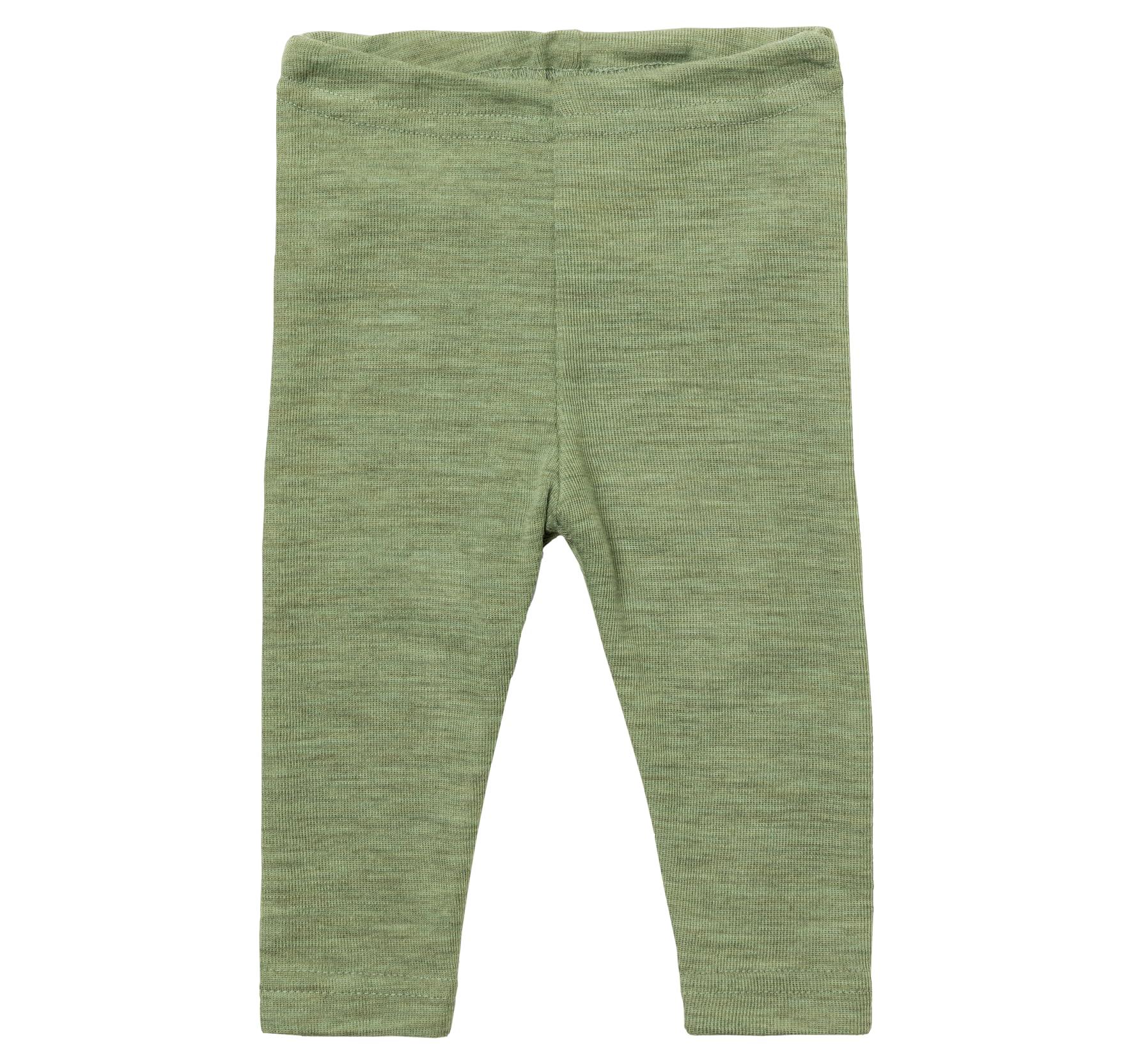 Engel Natural Merino Baby Leggings 100% Wool (kbT) IVN-Best Certified, Sage Green Melange, 74/80 cm