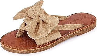 Womens Slip On Flip Flops Ring Toe Strappy Summer Gladiator Flat Sandals