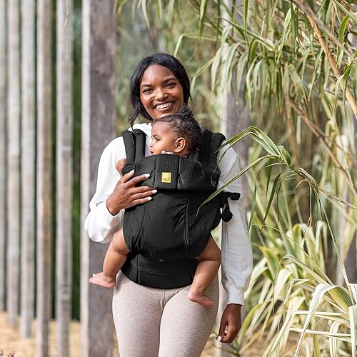 Miniatura 7 de LÍLLÉbaby - Transportín para bebé y niño (ergonómico, 6 posiciones, 360), Negro