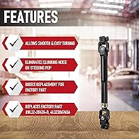 Vista 2 de Eje de dirección intermedio con acoplador de junta universal - Compatible con Ford F-150 2004-2008 y Lincoln Mark LT 2006-2008 - Reemplaza