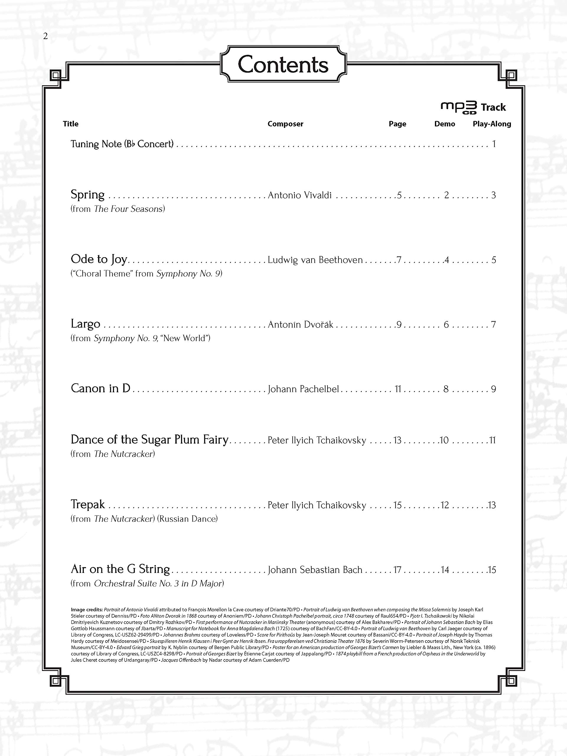 Easy Classical Themes Instrumental Solos: Horn in F (incl. Online Code)