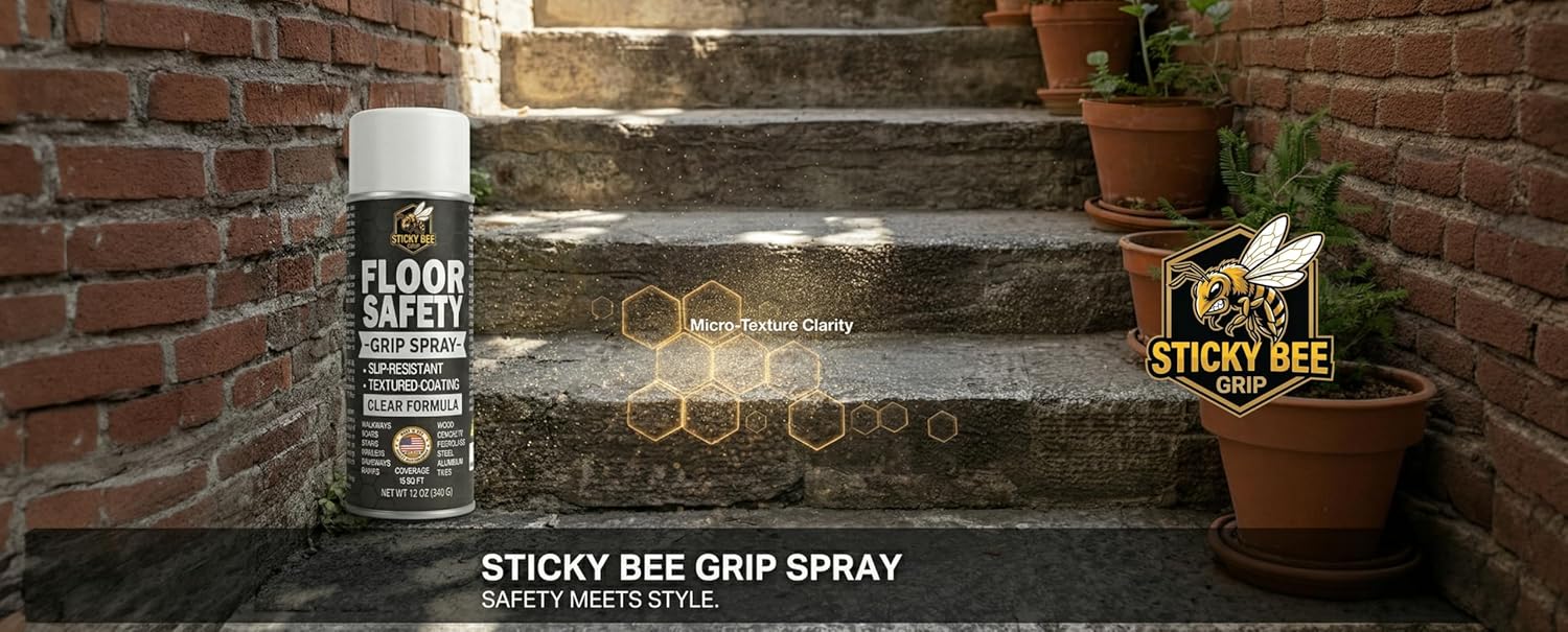 | Slip Resistant Textured Safety Floor Grip Spray