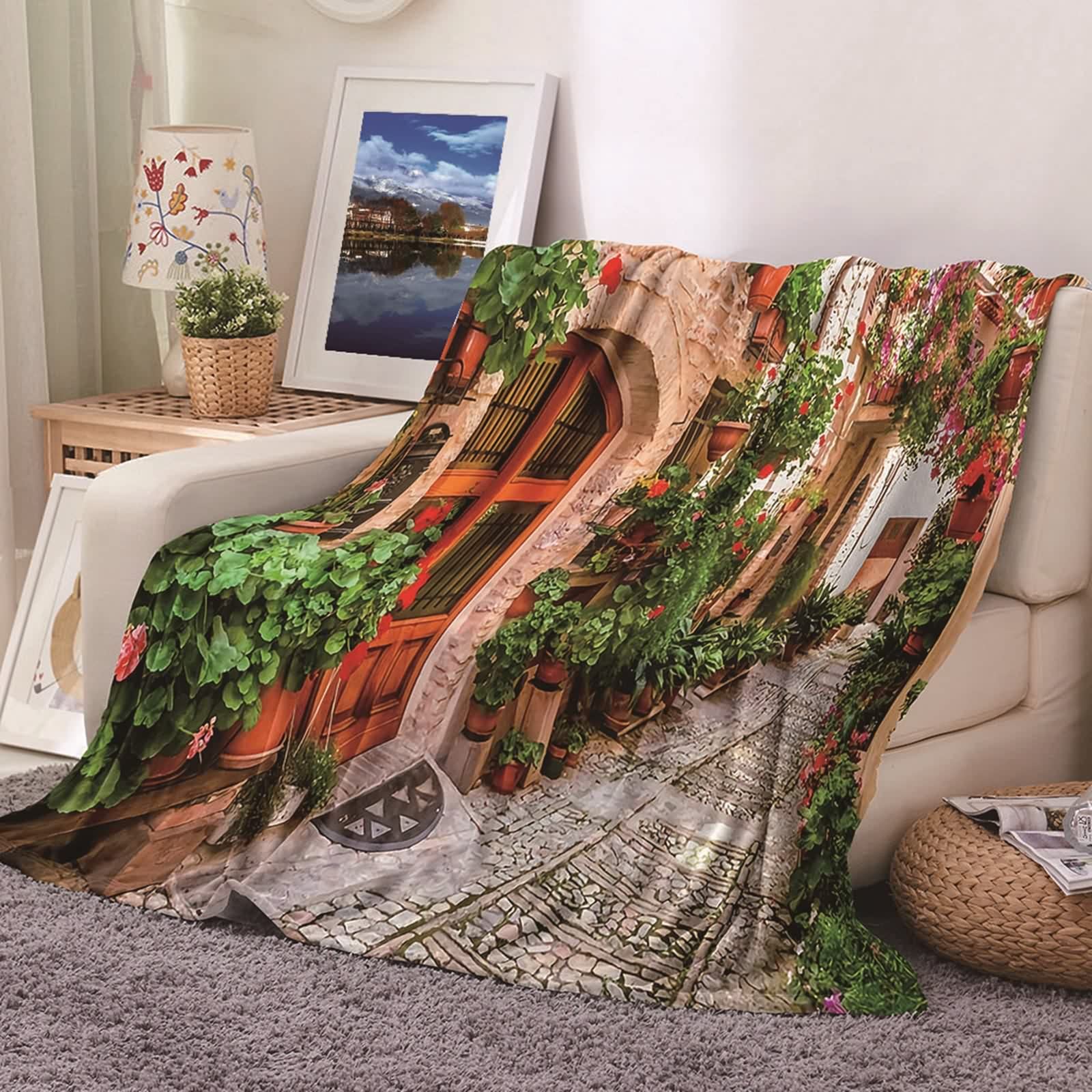 Couverture polaire flannel lavable finie la fraîcheur sur votre lit ou canapé