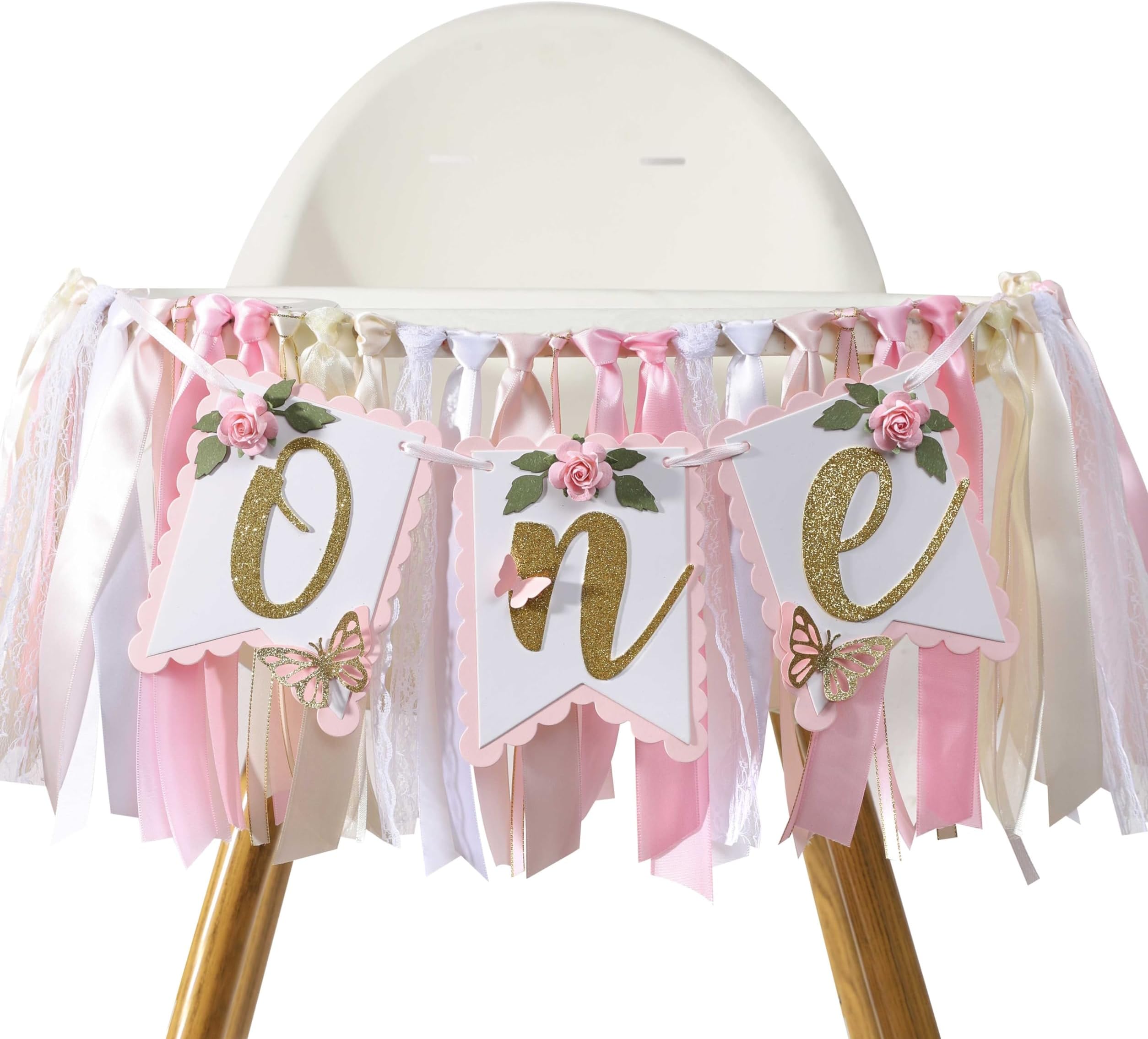 Fairy 1st birthday high chair banner tinkerbell/Fairy 1st