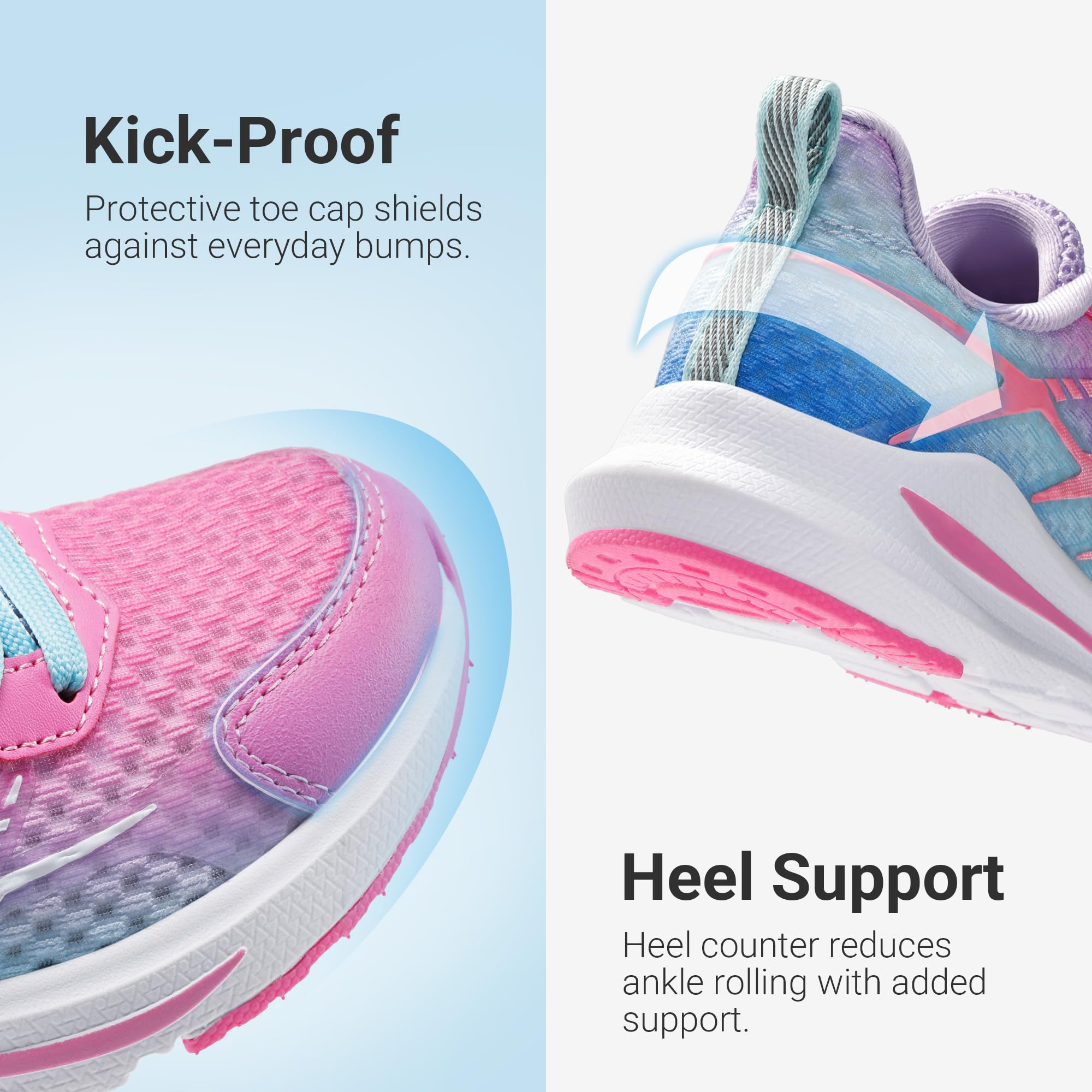 DREAM PAIRS Sneakers per Bambini e Bambine, Ammortizzanti Traspiranti Scarpe Sportive Unisex per Corsa, Tempo Libero, Tutti i Giorni