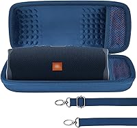 Vista 18 de Carcasa Rígida Lebakort Compatible con Altavoz JBL Charge 5 Charge 4 Impermeable (Carcasa Negra)