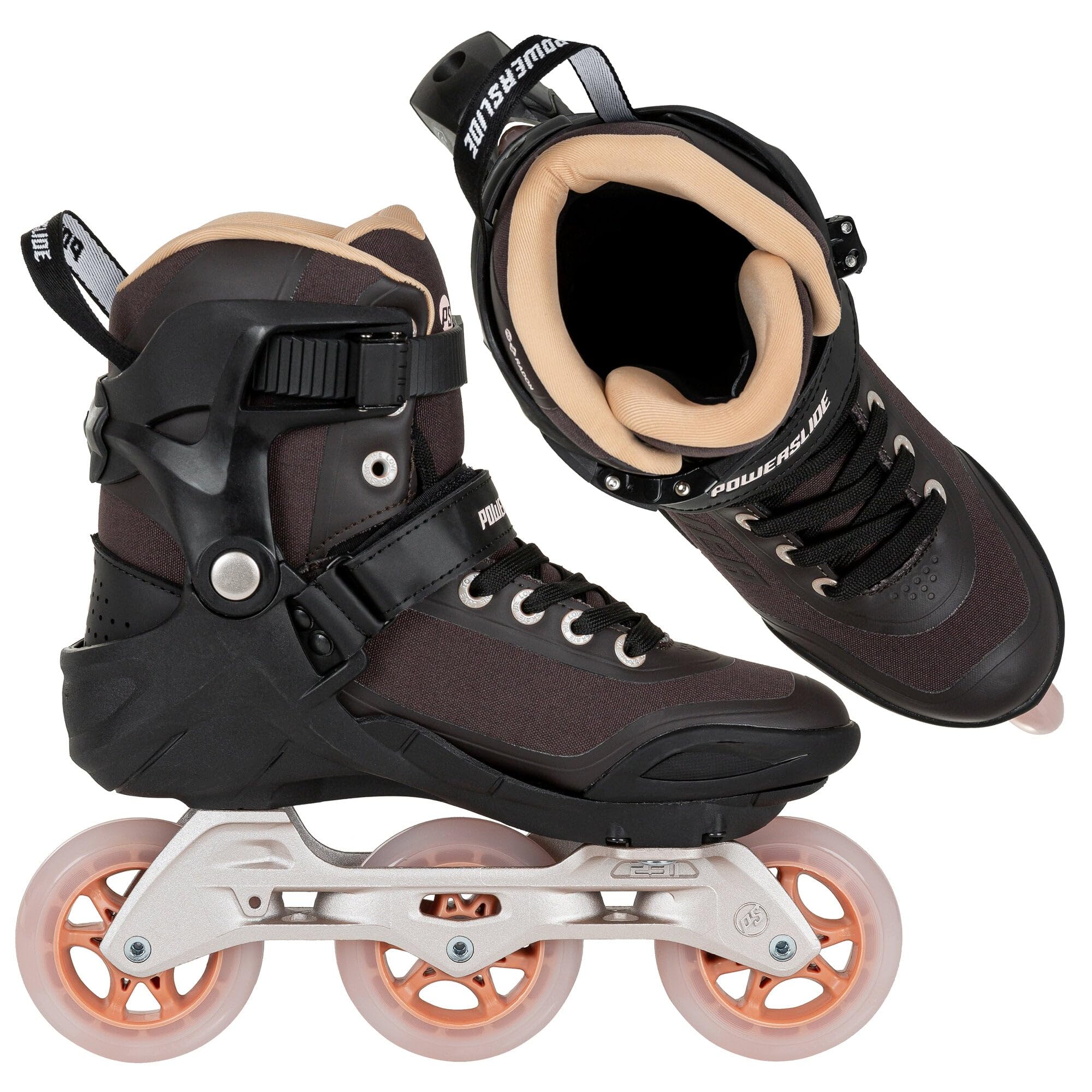 Powerslide Inline Skate Phuzion Radon Bronze 90, für Fitness, für Damen und Herren