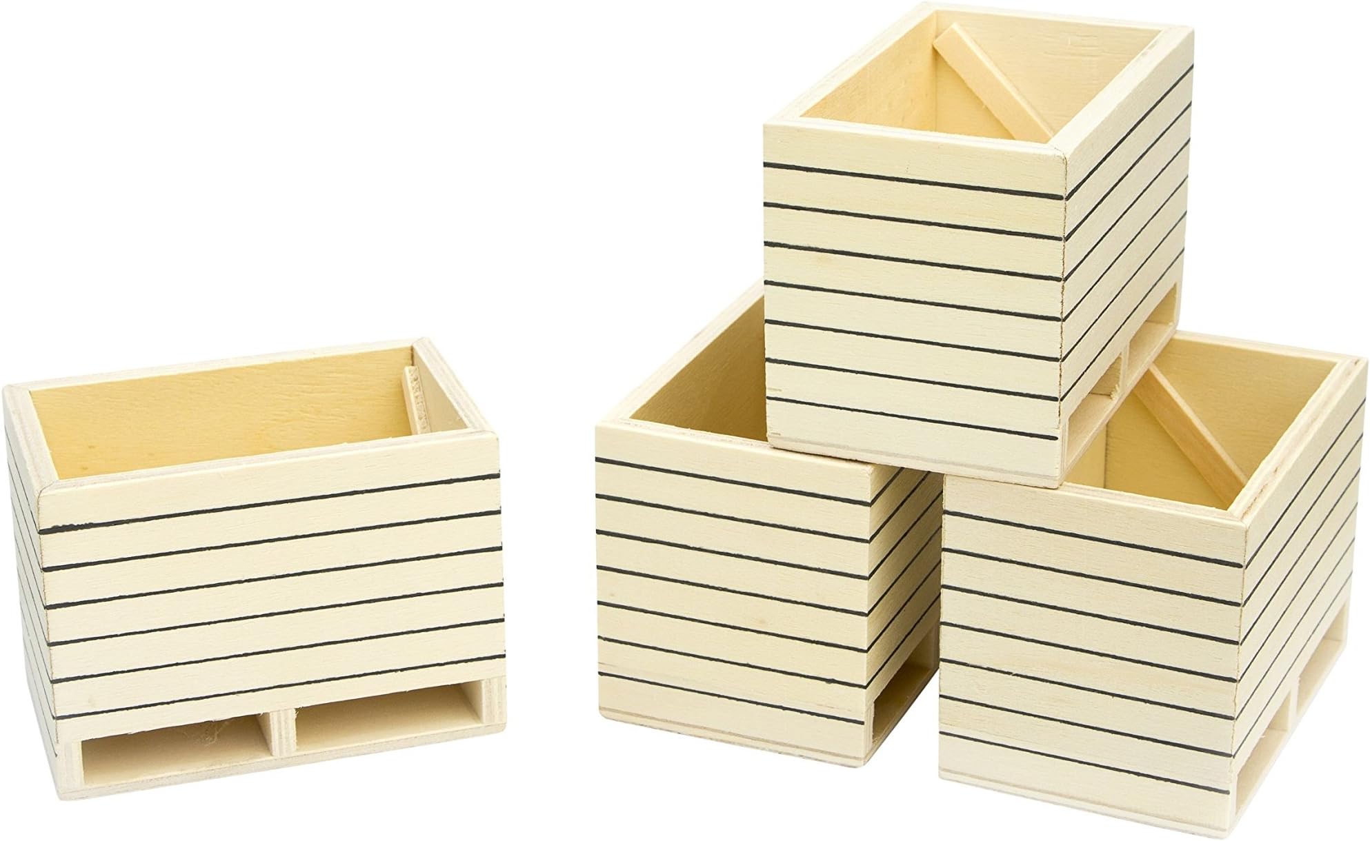 Kids Globe Wooden Potato Boxes (Set of 4)