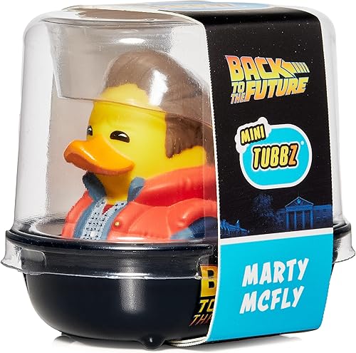 Miniatura 9 de TUBBZ Figura coleccionable de pato de goma de vinilo de Marty McFly de edición en caja, mercancía oficial de Back to The Future - TV, películas y