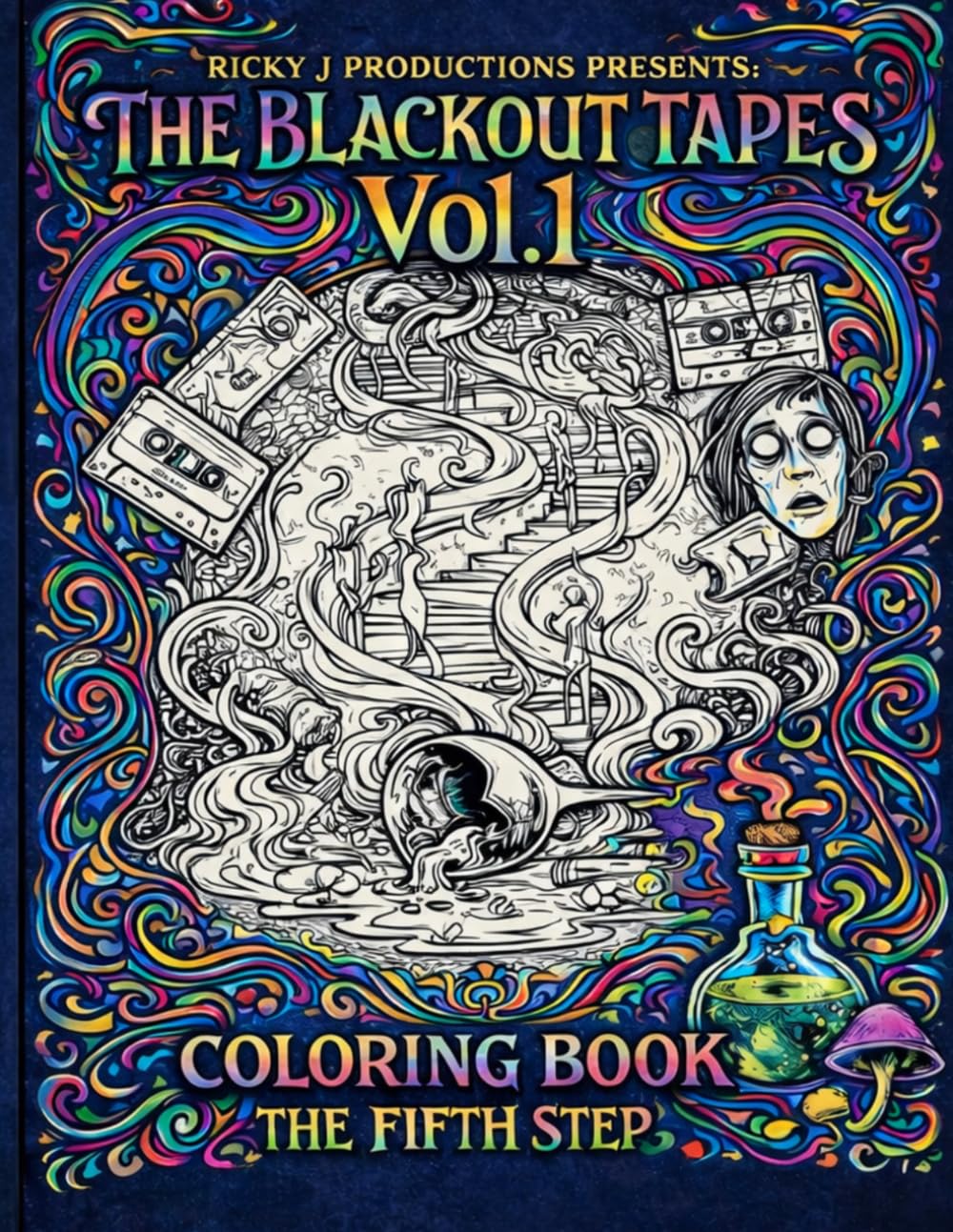 The Blackout Tapes: An Adult Coloring Book (18+): For Adults Only. Contains mature themes.
