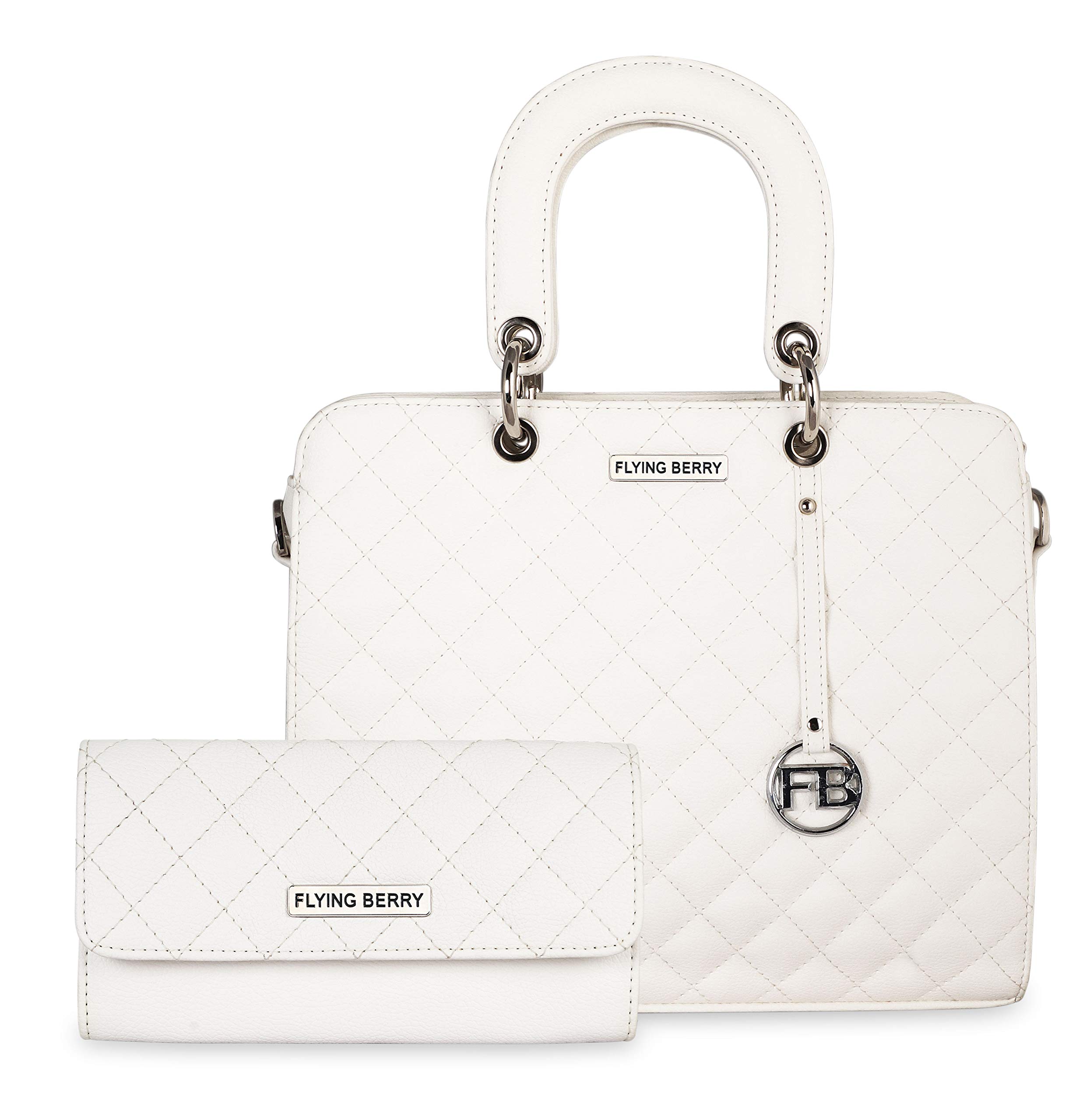 FLYING BERRY Womens Handbag (White) (B081T41L7G) Amazon Price History, Amazon Price Tracker