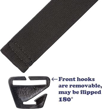 HIKERS - Upfitter Hidden Suspenders for Men Under Clothes - 3 Point Belt Loop
