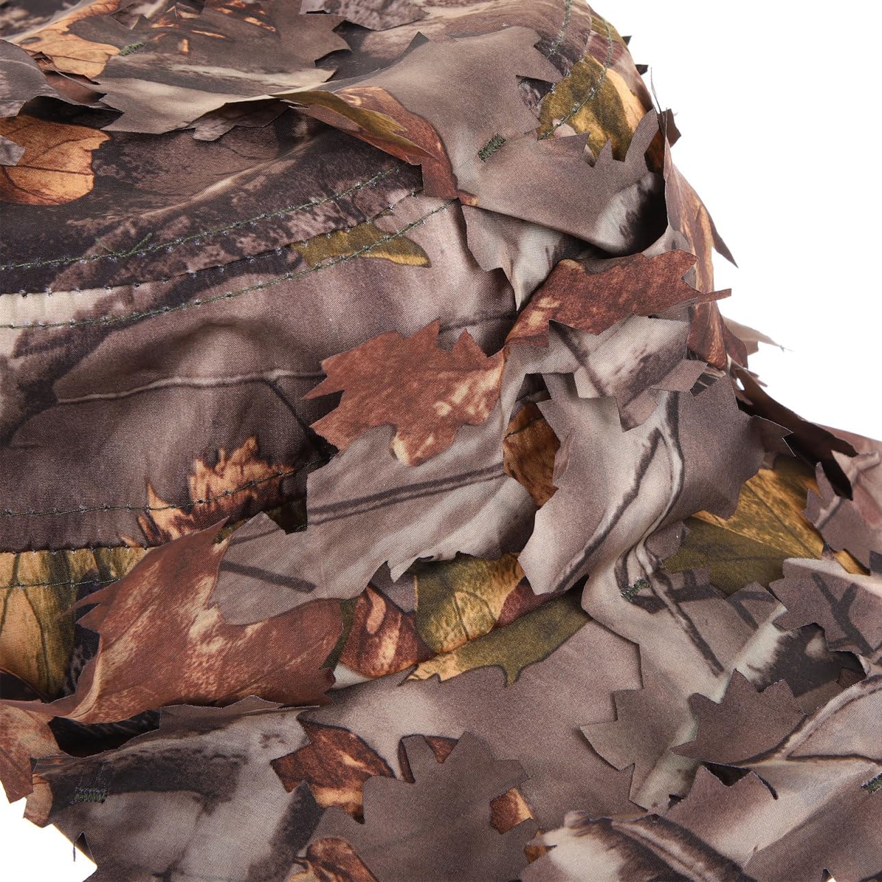FOMIYES Cappello Camo Regolabile con Decorazione Foglia per Caccia Outdoor per Escursioni attività