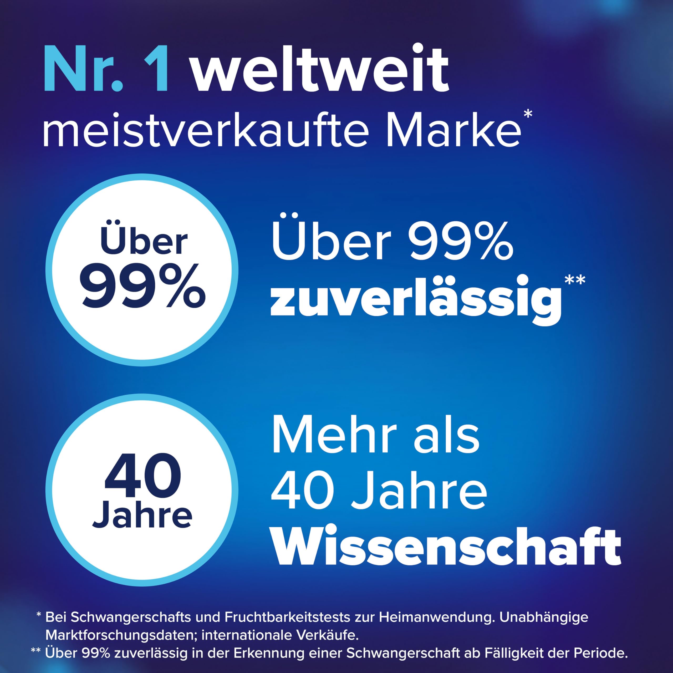 Clearblue Schwangerschaftstest 5x Früh-Check & Woche Bonus Pack, Ergebnisse 6 Tage früher (visuelle Teststäbchen) & mit Anzeige der Wochen (digitales Teststäbchen), 5 Tests (1 digital, 4 visuell)