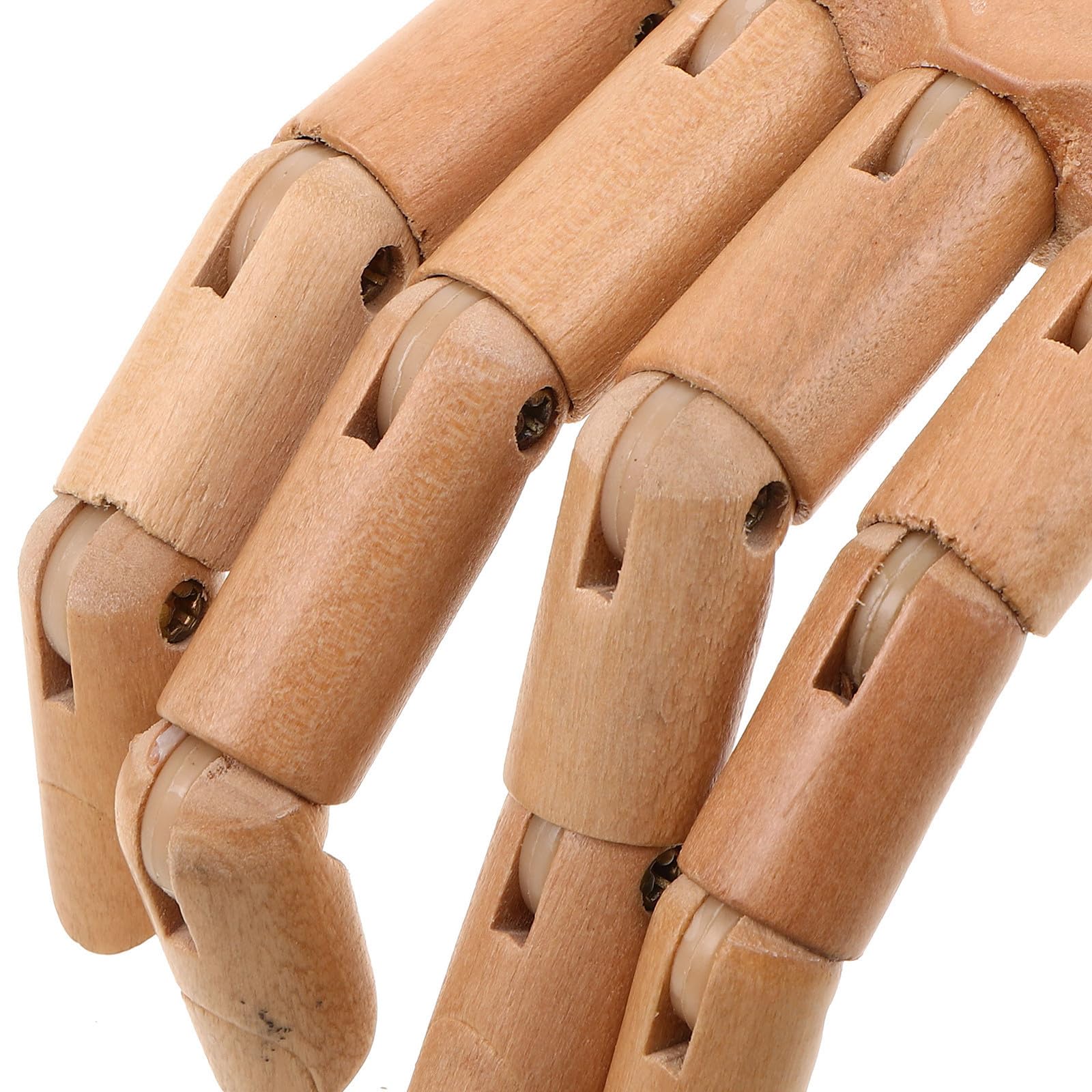 SOLUSTRE Paire de Bras de Mannequin en Bois Articulés avec Joints Flexibles, Surface Lisse, Accessoires pour Poupée ou Mannequin, pour Création Artistique et Modélisme
