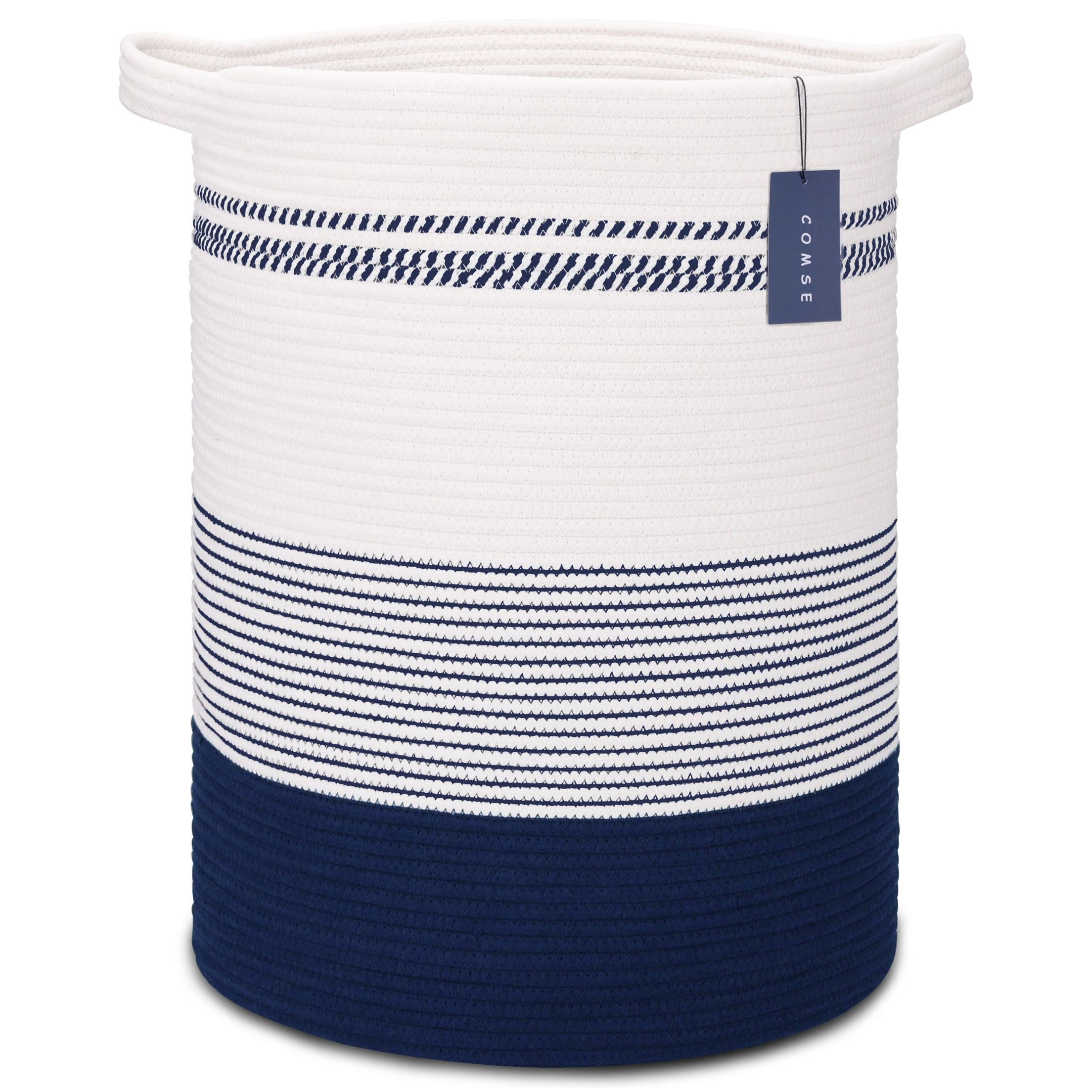 Panier à linge en corde de coton pour ranger la chambre d'enfant