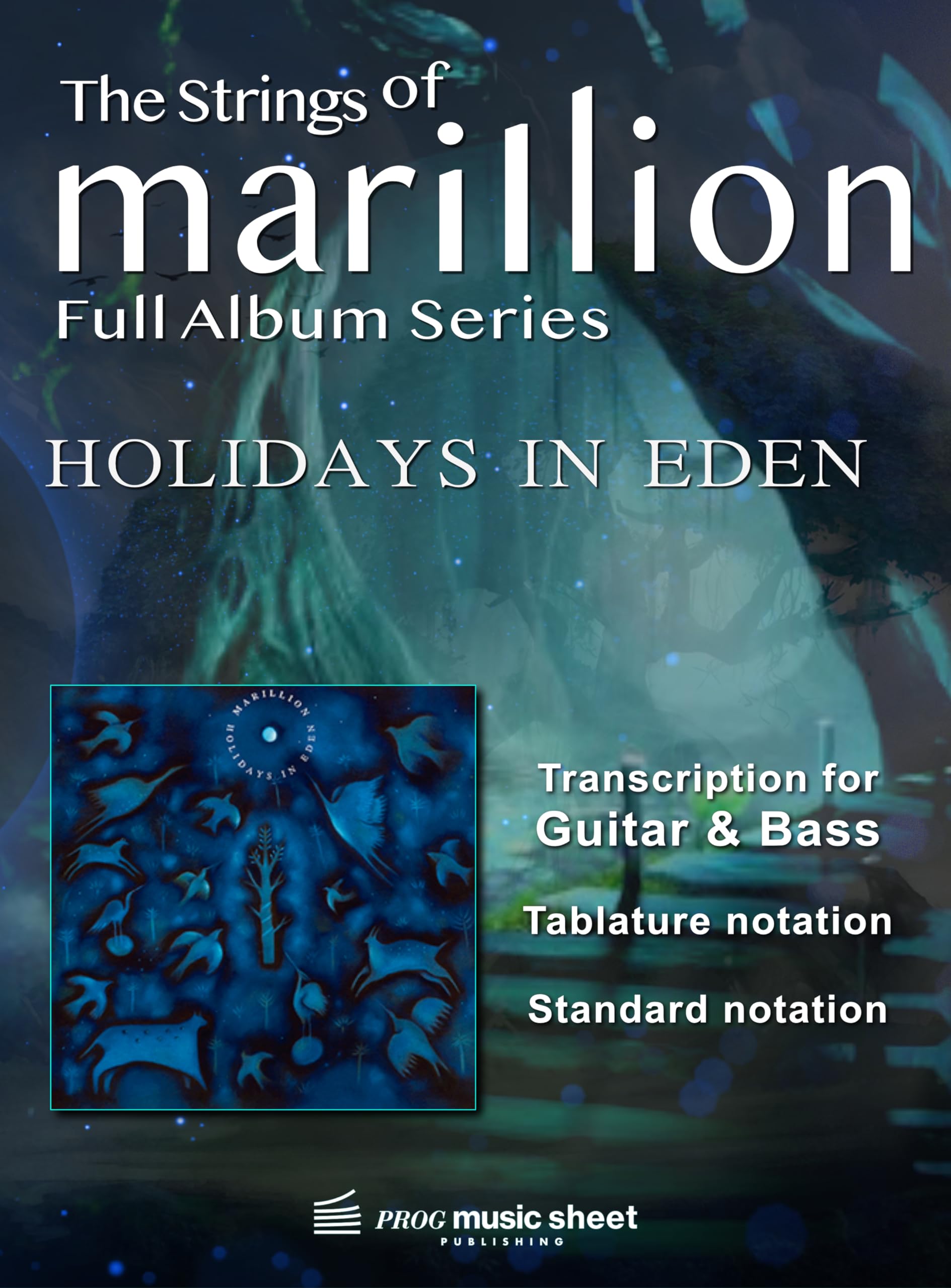 Partition Marillion Holidays in Eden pour apprendre facilement la guitare et la basse