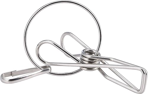 Miniatura 8 de Pro Chef - Tendedero de ropa para utensilios de cocina  Racks redondos  Tendedero portátil incluye 18 pinzas de metal para colgar ropa  Armario de