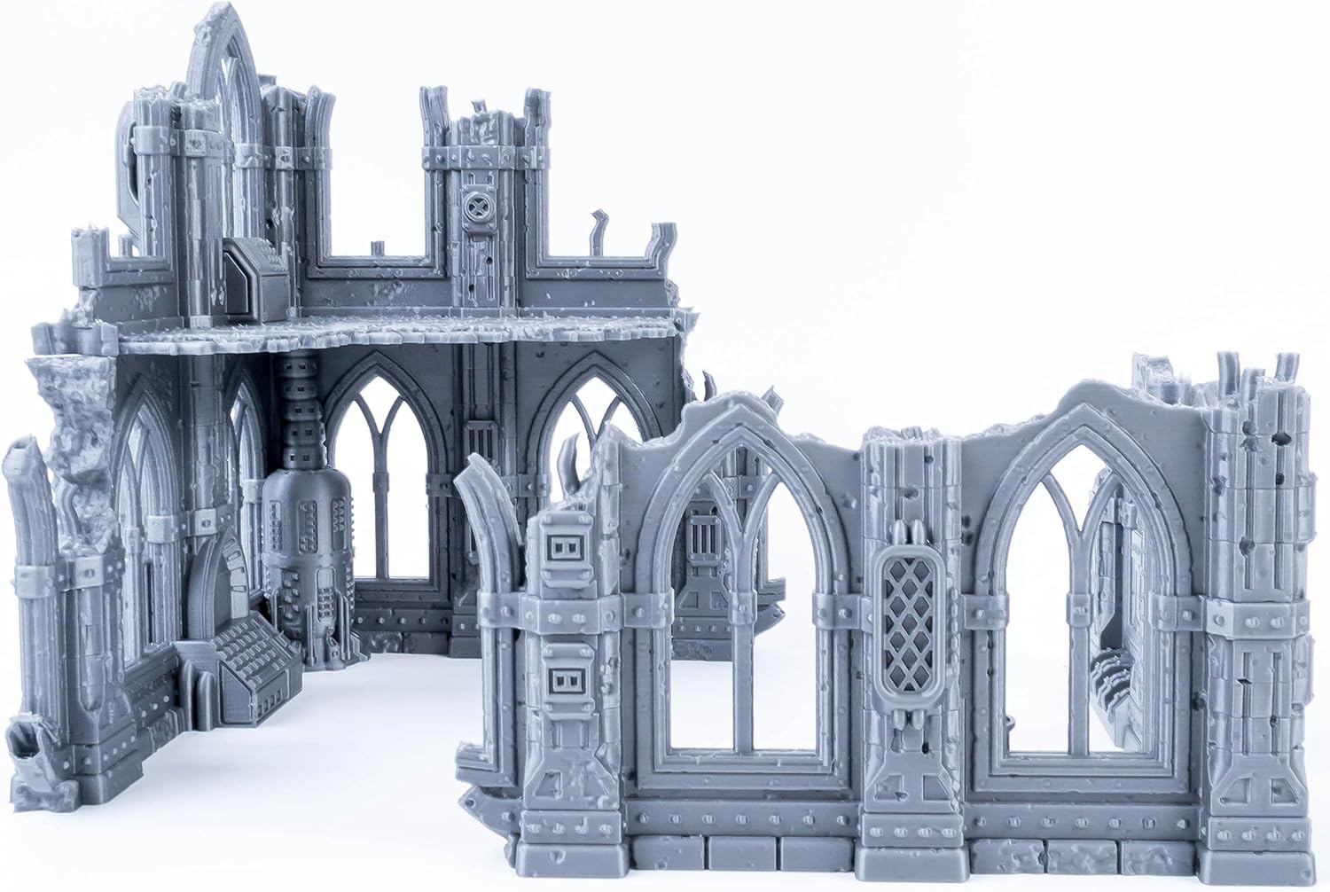 Gothic Ruins Series - Set 3: Uniquely Designed Two-Story and Ground Floor Ruins, 28/32mm Scale