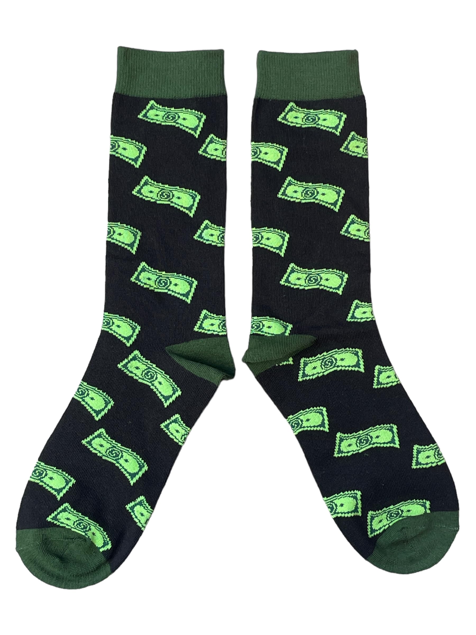 Sock Shack Men's Purple Shower Of Cash Notes Us Dollars Socks 6-10 Uk / 39-44 Eur / 7-11 Us