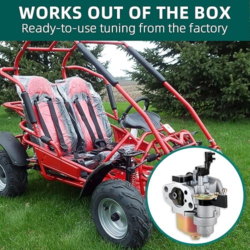Miniatura 6 de AUTOKAY 13624001 Carburador Carb Assy para TrailMaster MID XRS XRX 168cc 196cc 5.5 6.5 HP MOTORS Go Kart Buggy LCT CMXX 136CC Motor de gasolina para