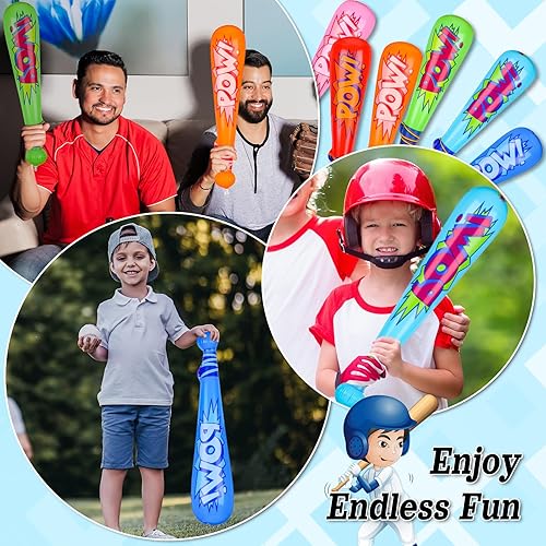 Miniatura 5 de 60 bolsas inflables de 17 pulgadas para regalo de béisbol, bate de béisbol, regalos de PVC, para fiesta de béisbol, regalos de fiesta para niños,