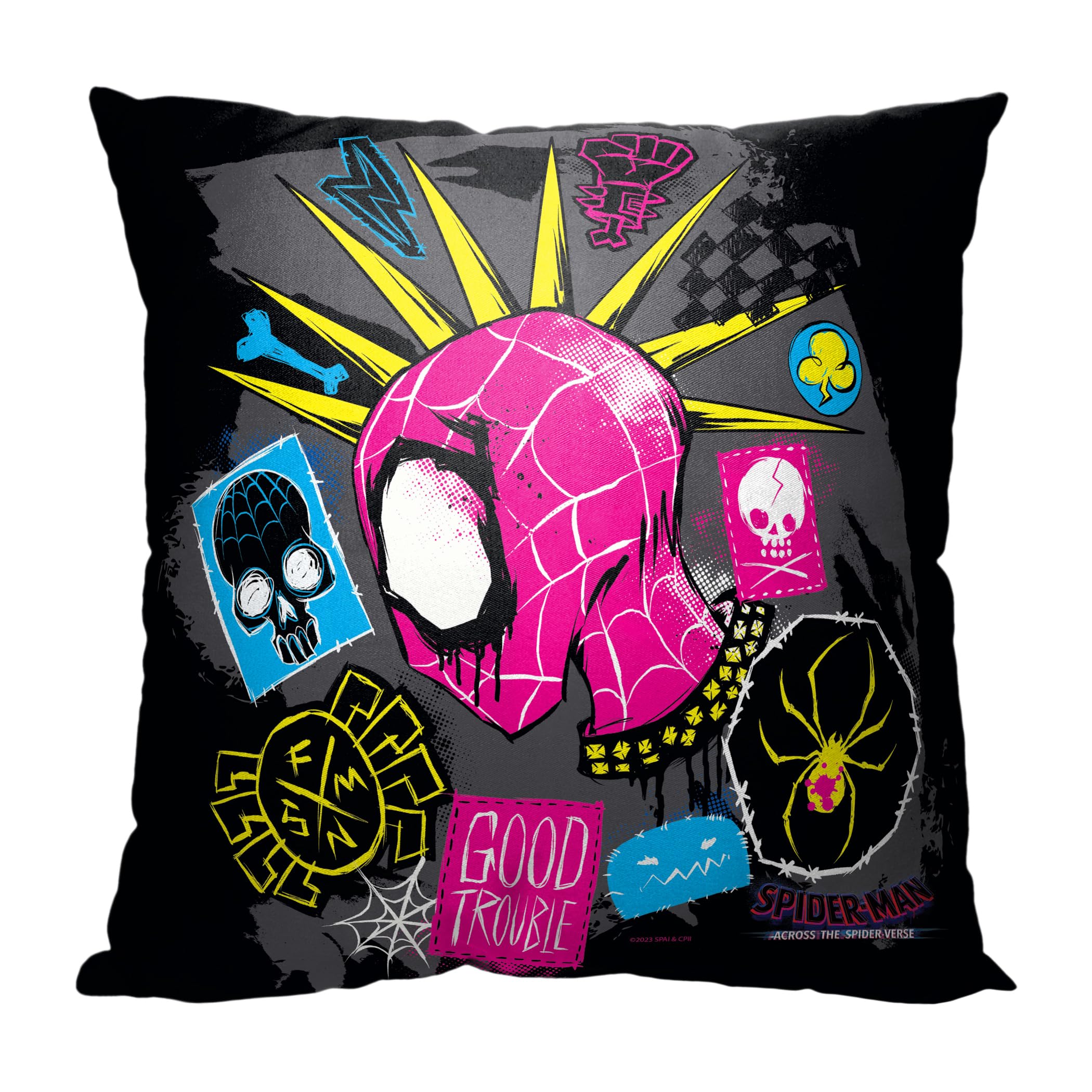 Oreiller Spider-Man 45 cm coussin decoratif Northwest Good Trouble