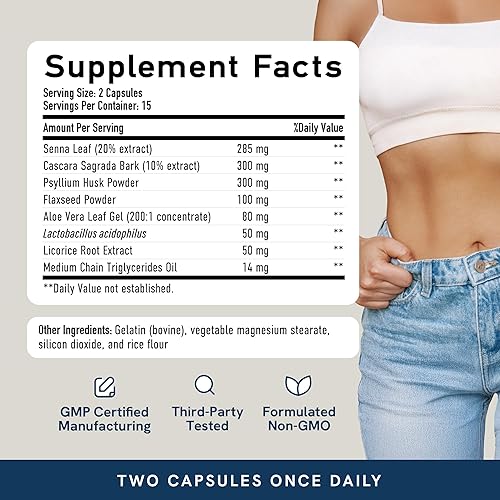 Miniatura 5 de Limpieza y desintoxicación de colon de 7 días | Apoya el alivio de la hinchazón y el estreñimiento ocasional | Limpieza de desintoxicación de 7 días