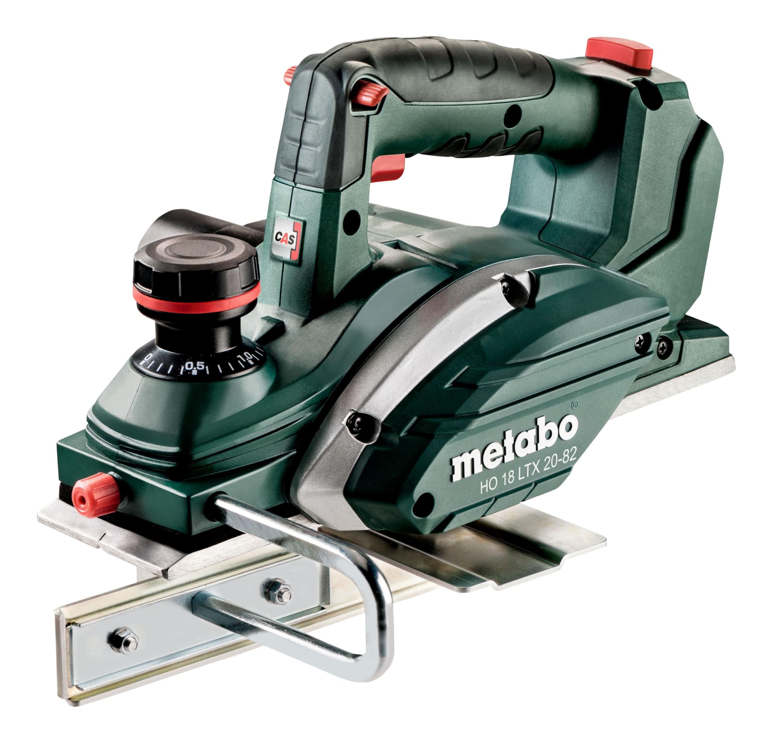 metabo 602082840 602082840-Sierra de calar a bateria 18V Ah Li-Ion HO 18 LTX 20-82 III con maletin MetaLoc, Negro, Verde, Rojo, Plata