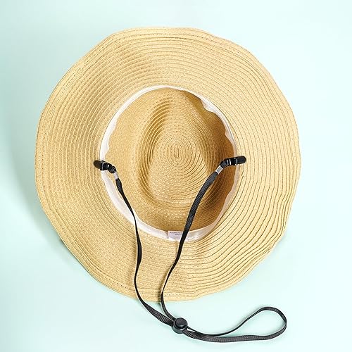 Miniatura 6 de Sucrain 5 clips ajustables para sombrero, cordón de barbilla para golf, pesca, navegación