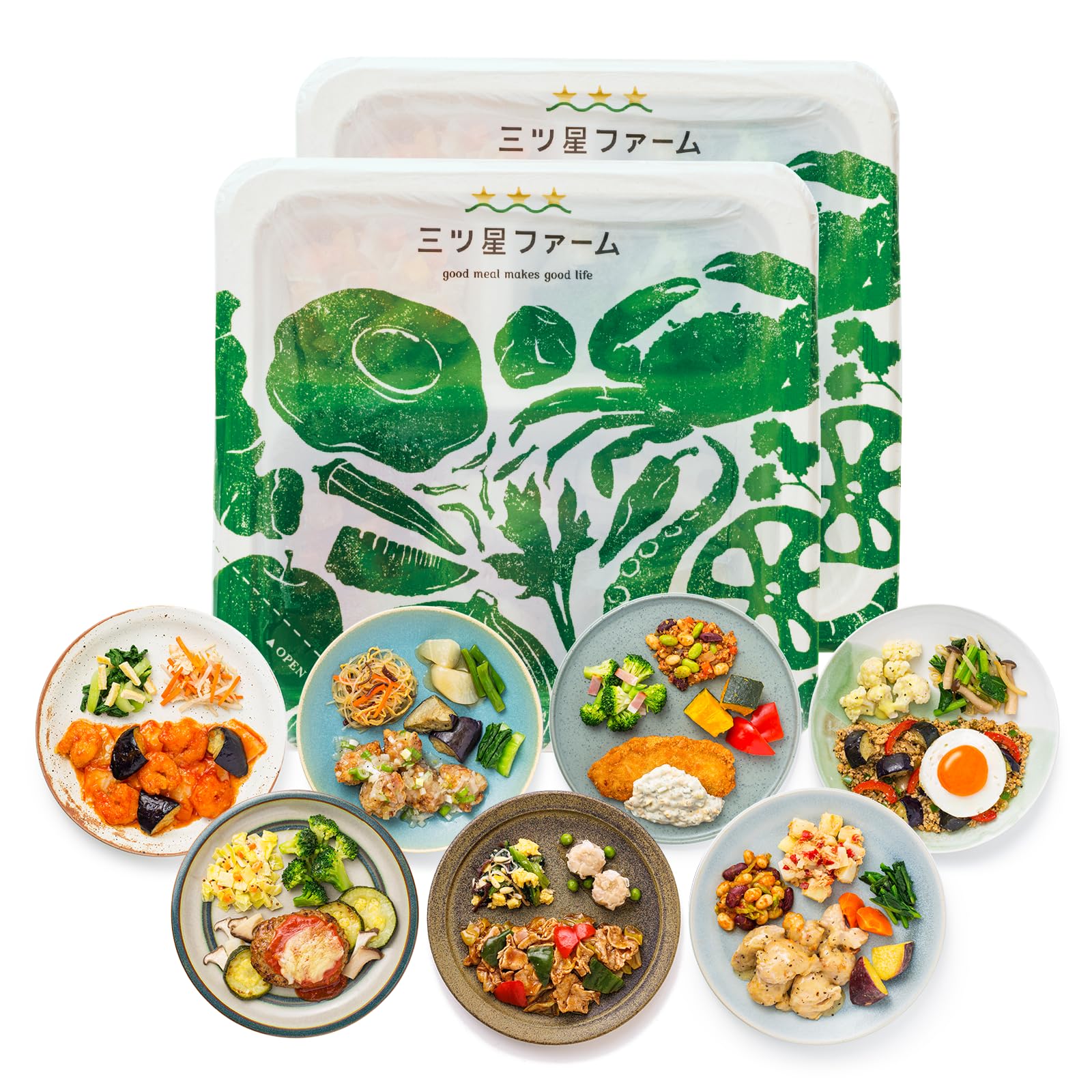 Amazon | 三ツ星ファーム 人気セレクト （7食/14食/21食） 冷凍弁当