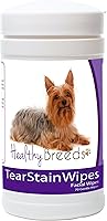 Vista 45 de Healthy Breeds Toallitas quitamanchas de lágrimas de perro para husky siberiano – Más de 100 razas – Limpiador facial de ojos – 70 toallitas