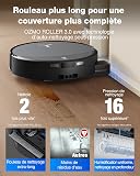 ECOVACS DEEBOT T90 Pro Omni Robot Vacuum Cleaner, 30,000Pa, Charge PowerBoost, OZMO Roller 3.0, ZeroTangle 4.0, Hot Water Cleaning at 75°C, IA YIKO Agent, Automatic Emptying, Black - 2