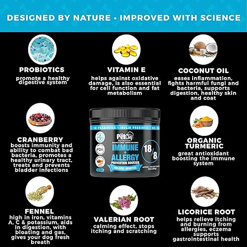 Miniatura 5 de Pet Chef Suplementos para alergias inmunológicas para perros. Detén la picazón del perro. Aumenta la comodidad canina que necesita alivio
